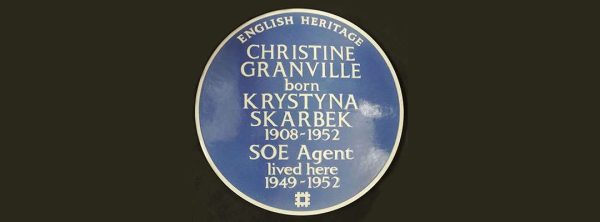 English Heritage Unveils Blue Plaque For Krystyna Skarbek image